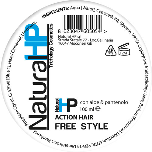 ACTION HAIR - paszta a haj - NATURAL HP