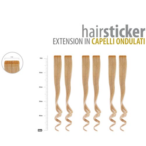 HAIRSTICKER: 波浪状头发的延伸 - DIBIASE HAIR